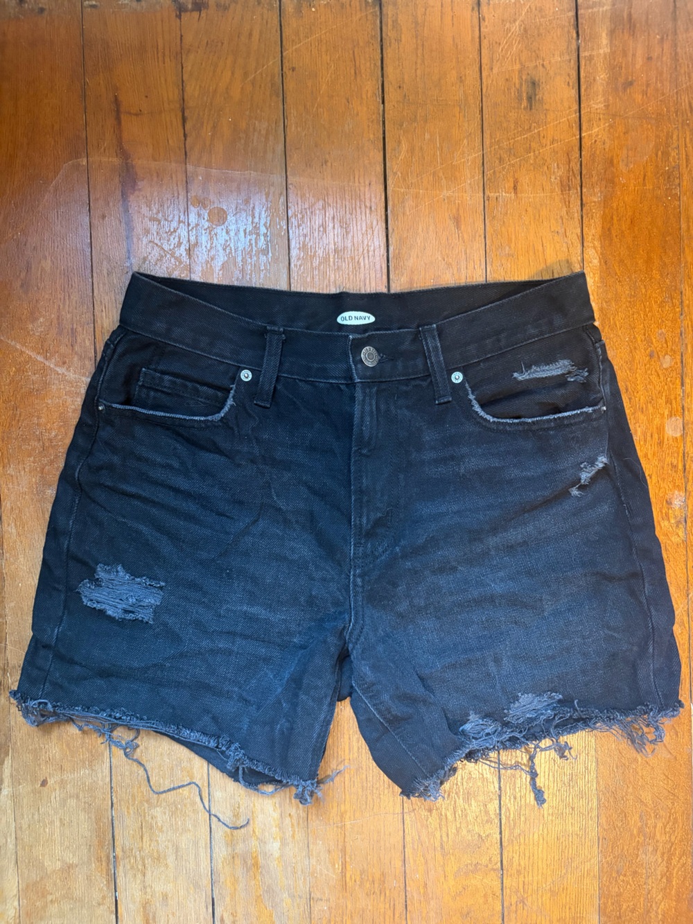 Old Navy 5 inch Black Denim Shorts